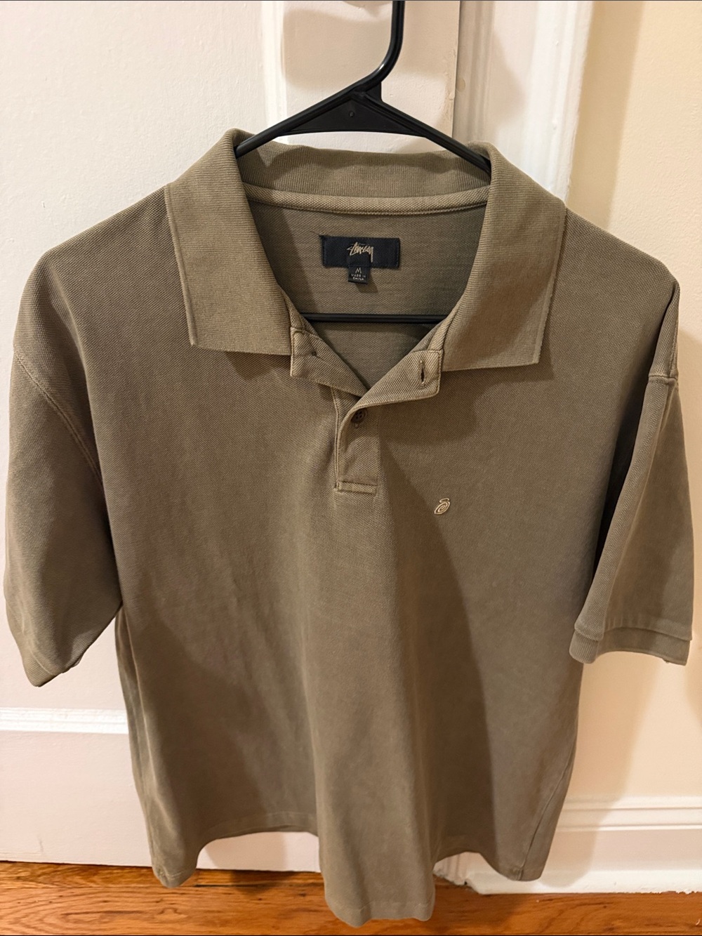 Stussy Olive-Toned Classic Polo